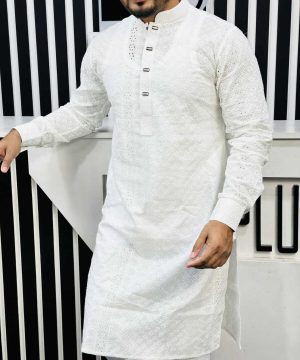 Chicken Cut Work Panjabi (CP-102)