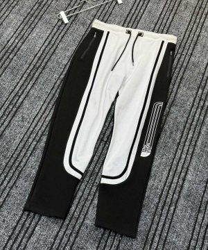 White–Black Panel Track Baggy (SSB-9)
