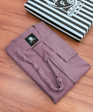 Dusty Mauve – Premium Emirati Thobe (PET-4)