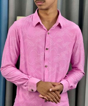 Alternative view of Chinese High Spandex Casual Shirt (CHSCS-25)