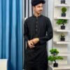 Royal Weave  Panjabi –Black (RWP-4)