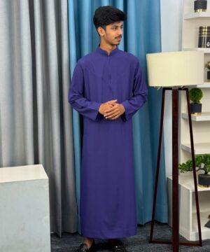 Classic Indonesian Thobe-Royal Elegant Purple (NIT-1)