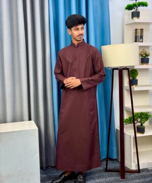 Classic Indonesian Thobe – Coffee Brown (NIT-4)