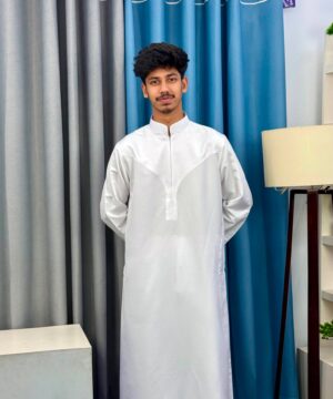 Classic Indonesian Thobe – Pure White (NIT-2)