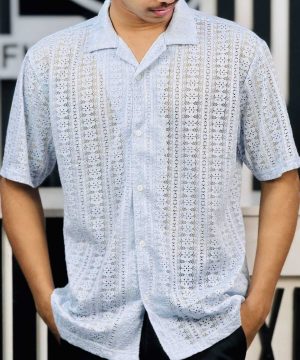 Alternative view of Breeze Lace Drop-Shoulder Shirt (BLDSS-1)