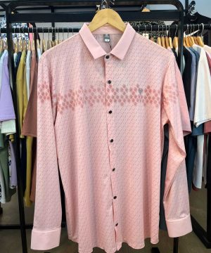 Chinese High Spandex Shirt (B-Pink) (CHSS-34)