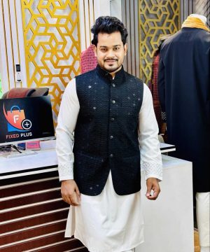 Party wear Sequence"Koty" (Black) (PSK-2)