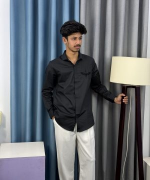 Alternative view of Flirt Party Shirt Jet Black (FPS-2)