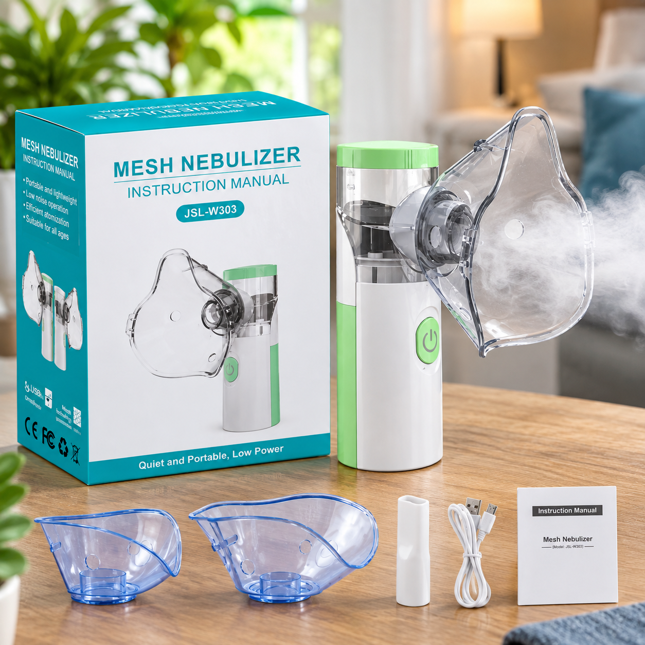 Rechargeable Mesh Nebulizer (JSL-W303)